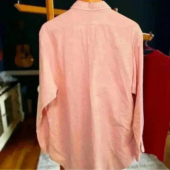 VTG Ralph Lauren Men's  Pink Oxford Button Down  16 1/12 -‎ 34 - Picture 2 of 5